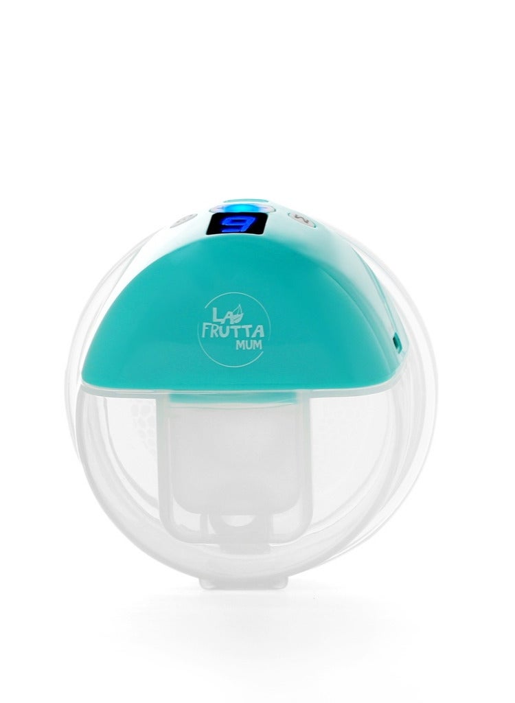 لا فروتا مضخة ثدي لا فروتا موم بدون استخدام اليدين، كوب 150 مل، خفيفة الوزن، مضخة يمكن ارتداؤها مع حافة مريحة، 4 أوضاع و9 مستويات، مضخة ثدي كهربائية محمولة لسهولة الضخ، شاشة ذكية، لاسلكية، تتضمن أكياس تخزين الحليب المجانية. - Image 1