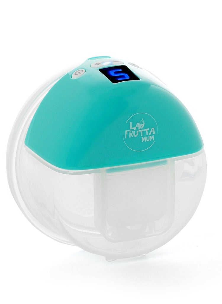 لا فروتا مضخة ثدي لا فروتا موم بدون استخدام اليدين، كوب 150 مل، خفيفة الوزن، مضخة يمكن ارتداؤها مع حافة مريحة، 4 أوضاع و9 مستويات، مضخة ثدي كهربائية محمولة لسهولة الضخ، شاشة ذكية، لاسلكية، تتضمن أكياس تخزين الحليب المجانية. - Image 3