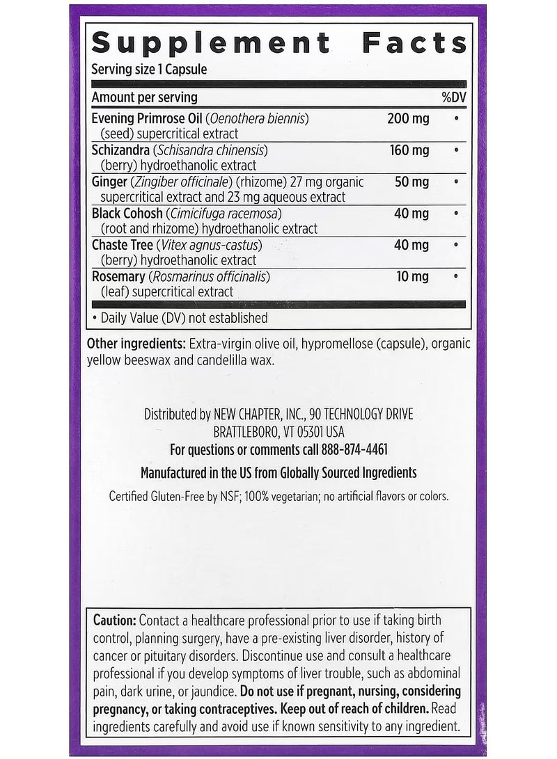 New Chapter Estrotone Chaste Tree Blend, 30 Vegetarian Capsules - Image 3