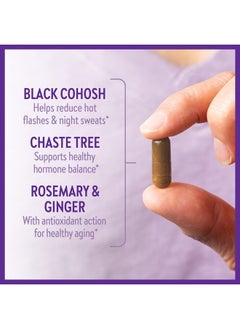 New Chapter Peri-Menopause Supplement - Estrotone Herbal Hormone-Balance Blend with Black Cohosh to Reduce Hot Flashes & Night Sweats - 30 ct Vegetarian Capsule  - Image 3