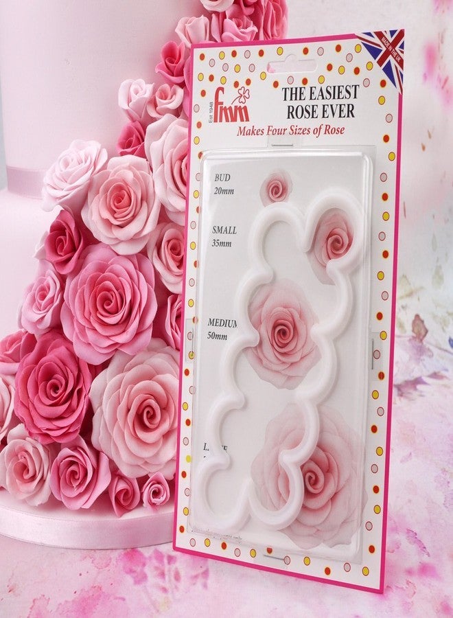 FMM the Easiest Rose Ever Cutter Set. Small, Medium, Large - Image 1