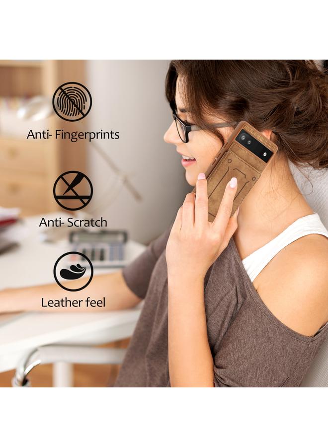 زبون جراب لهاتف Google Pixel 6a Dream غطاء خلفي مغناطيسي مع محفظة للبطاقات - Image 5