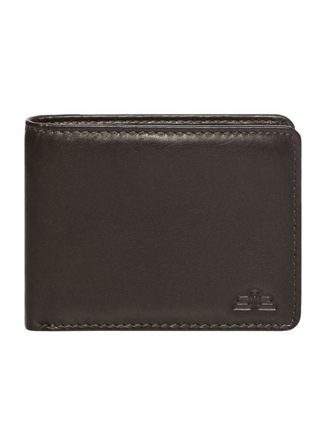 NIBEMINENT Genuine Leather Designer Wallet Brown  - Image 1
