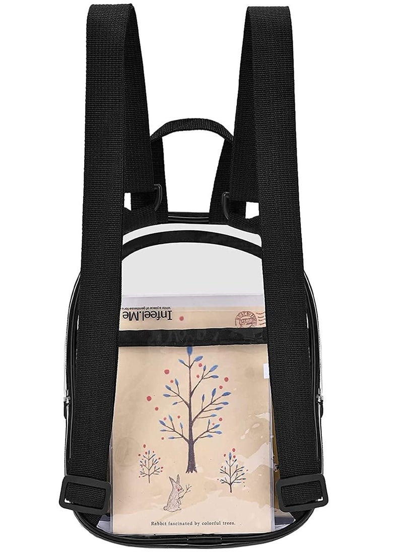 SYOSI - Transparent mini backpack waterproof transparent backpack for work, safe travel, concerts, and sporting events. - Image 1