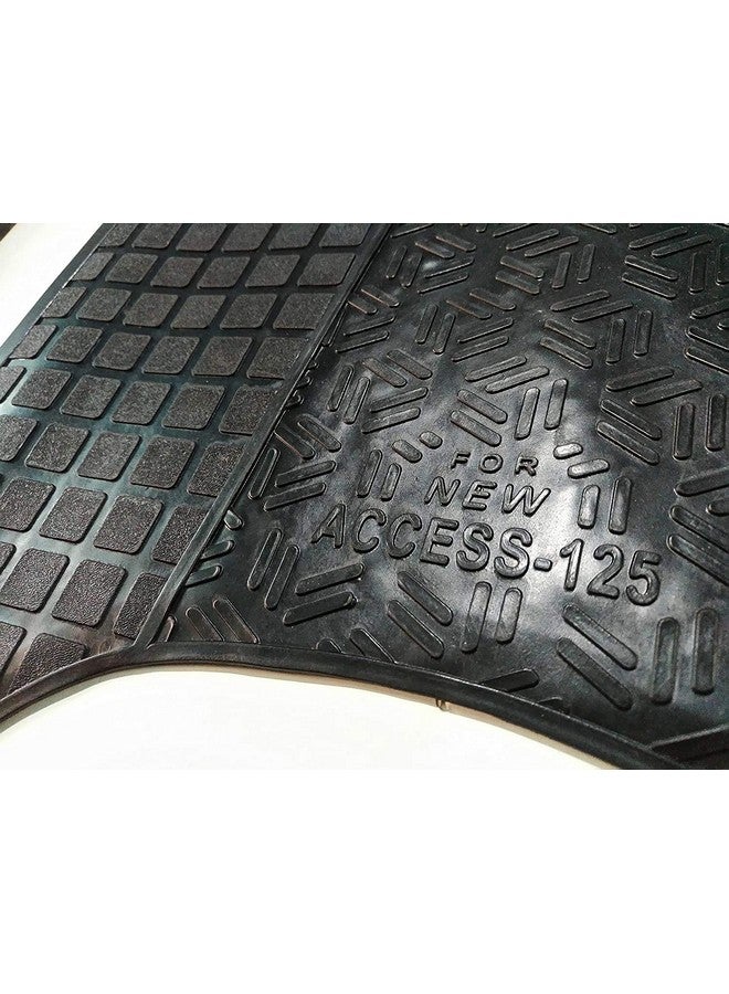 Ramanta Access 125 Foot Mat Washable PVC // Rubber Floor Mat Anti Skid Foot Floor Mat Compatible with Scooter/Scooty Access 125 BS6 (1 PC, Black, PVC, Ruber) - Image 3