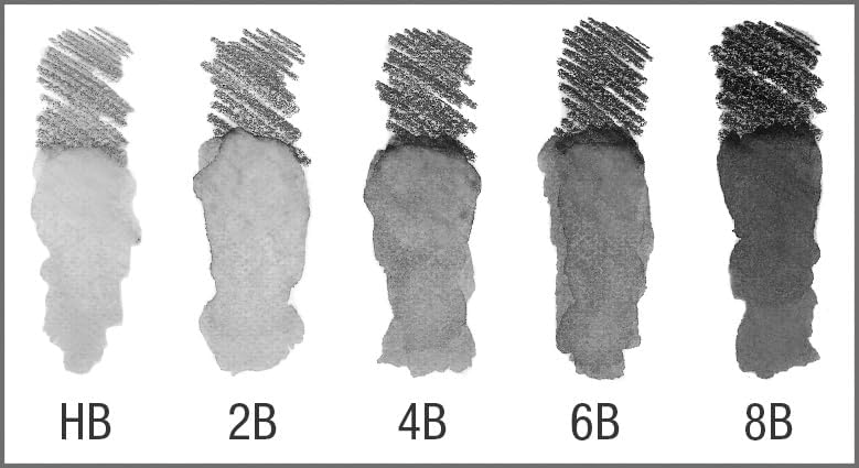 FABER-CASTELL Graphite Aquarelle 5 Grades Pencils with Brush - Image 2