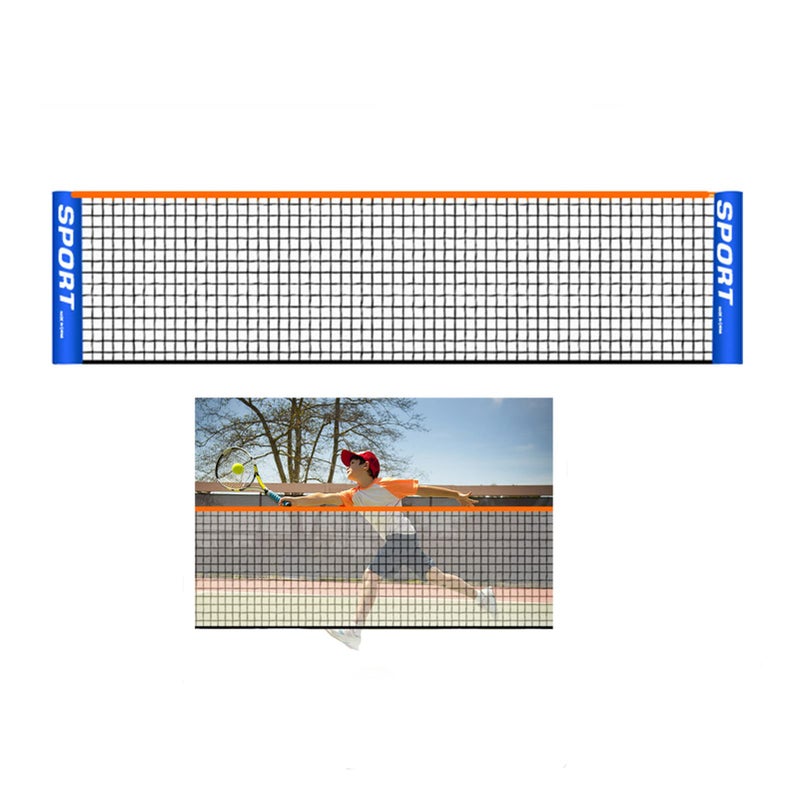 DENPETEC Portable Badminton Net Set for Tennis Soccer Tennis Kids Adult Volleyball Training Net IndoorOutdoor Sports Net for Garden Court Beach Backyard
