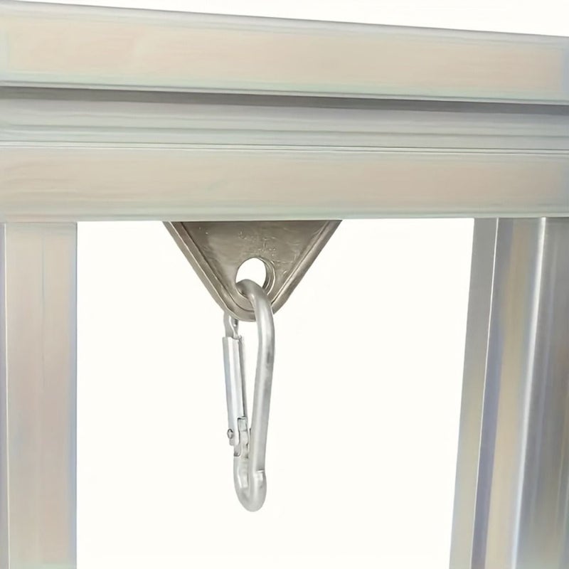 4 T Type Slot Bolts Triangular Sliding Hooks for 6mm Profile Tubes - Image 2
