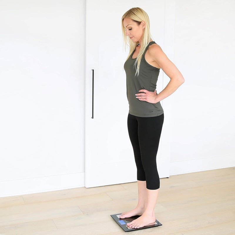 Escali Complete Health 20 Body Composition Scale with Bioelectrical Impedance Analysis Technology Measures Body Fat Percentage Body Water Lean Muscle  Total Bone Mass Black - Image 5