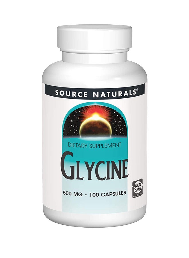 Source Naturals Glycine 500 mg - 100 - Capsule 