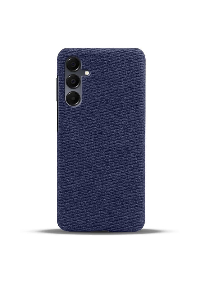 Generic - For SamsungA36/A16 Mobile Phone Case S24FE Cloth 5G Leather Case Drop-resistant S25Ultra Protective Case PC Hard Case-Color:Blue-Applicable Models:For SamsungS21 Fe - Image 1