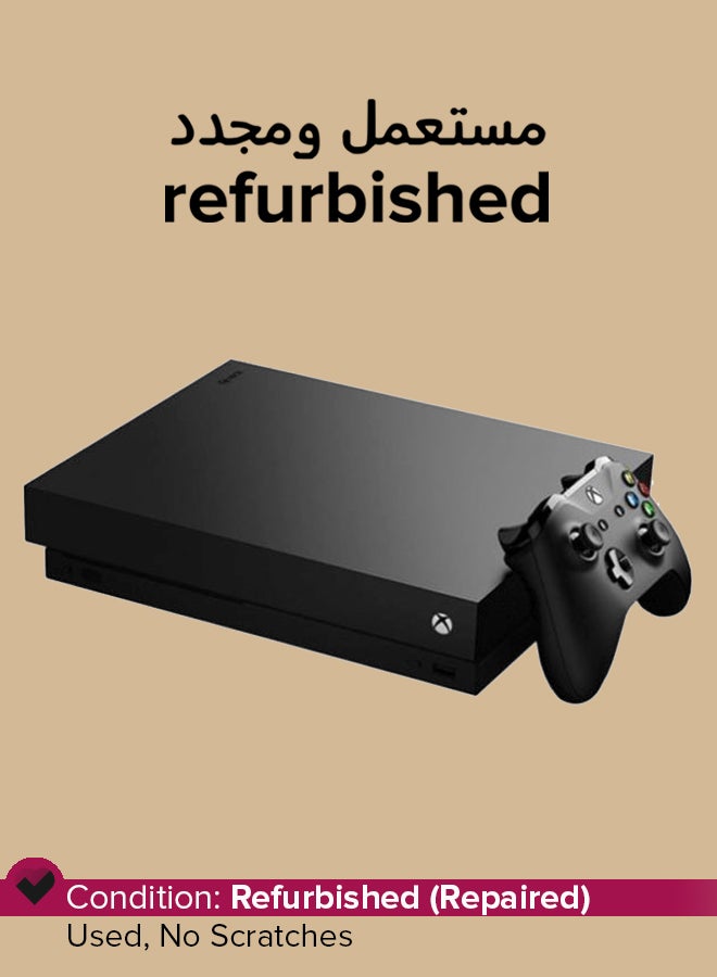 Microsoft Refurbished - Xbox One X 1TB Console With Controller - Image 1