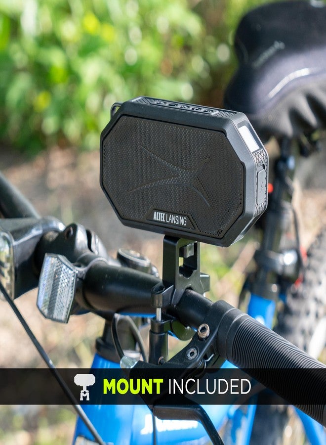 ألتك لانسينج مكبر صوت بلوتوث محمول من Altec Lansing طراز HYDRAMINI 2.0، مقاوم للماء بمعيار IP67، مكبر صوت محمول، مدة تشغيل تصل إلى 12 ساعة، اقتران لاسلكي، شحن سريع عبر منفذ USB-C، بلوتوث مغناطيسي، تكامل مع المساعد الصوتي - Image 4