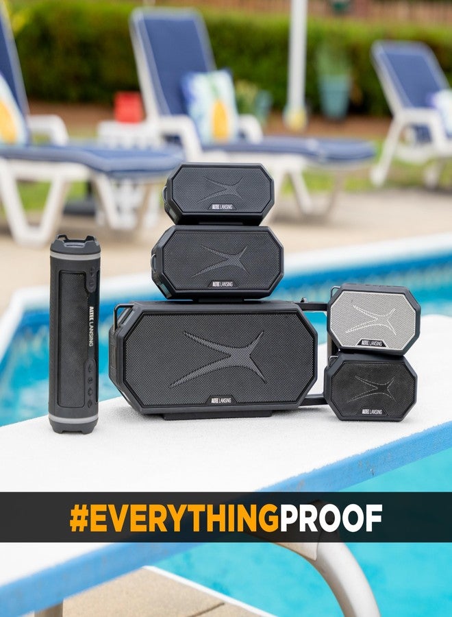 ألتك لانسينج مكبر صوت بلوتوث محمول من Altec Lansing طراز HYDRAMINI 2.0، مقاوم للماء بمعيار IP67، مكبر صوت محمول، مدة تشغيل تصل إلى 12 ساعة، اقتران لاسلكي، شحن سريع عبر منفذ USB-C، بلوتوث مغناطيسي، تكامل مع المساعد الصوتي - Image 3