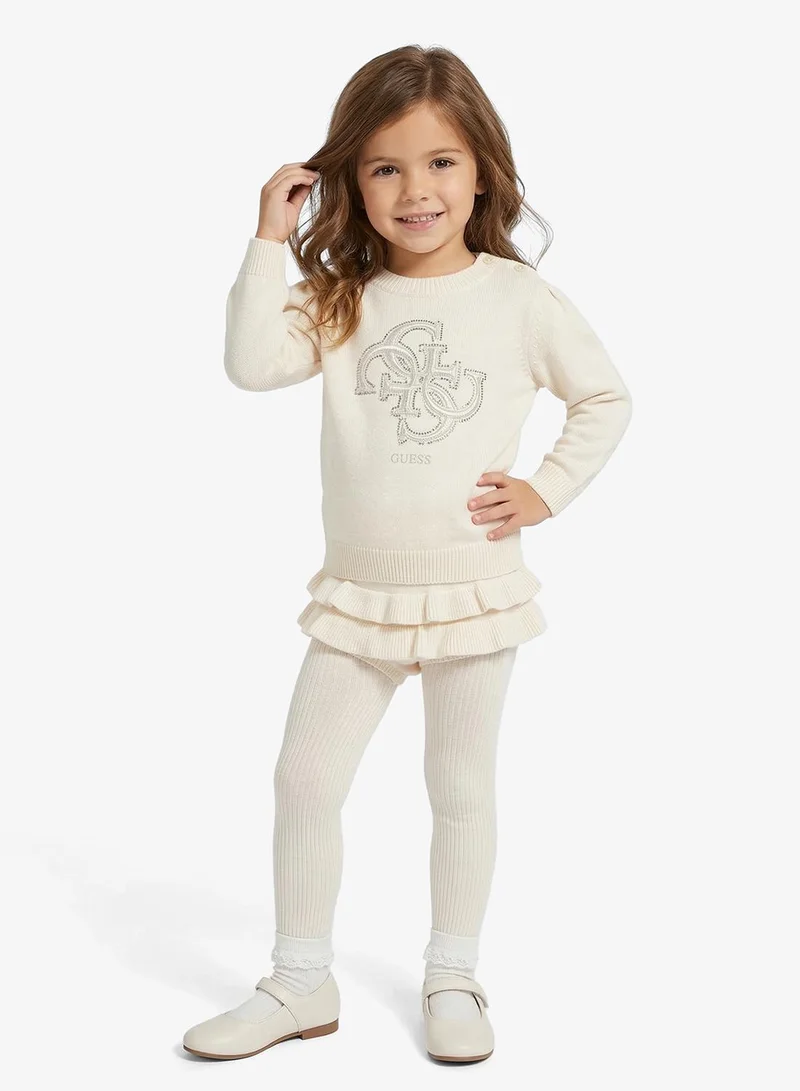 GUESS Kids Sweater Dress And Pantie Sets