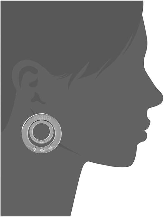 GUESS LADY ER STUD CIRCLES EARRINGS  - Image 2