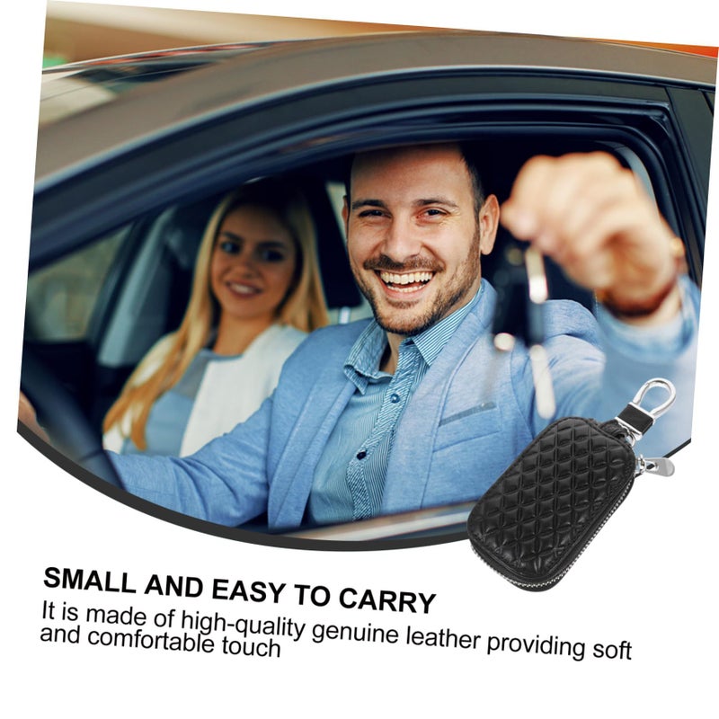 1 Car Remote Key Protective Case Compact Design Stylish Full Scratch Prevent Carbon Key Cover Shell - Image 3