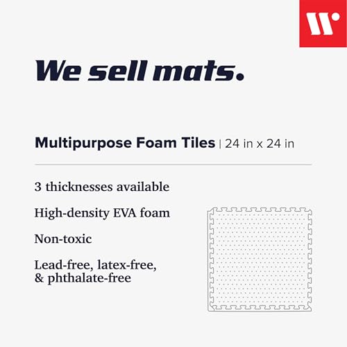 We Sell Mats سجاد متداخل مضاد للإرهاق من EVA، بني، 6 قطع - Image 2