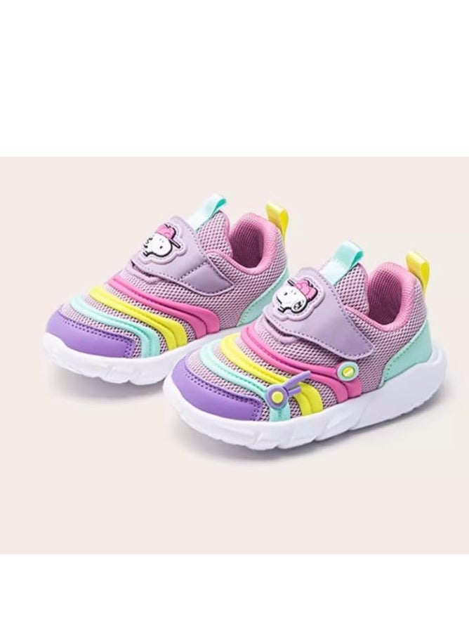 Snoopy Baby Breathable Walking Shoes With Soft Sole, Anti Slip And Anti Kick Function Shoes - Image 2