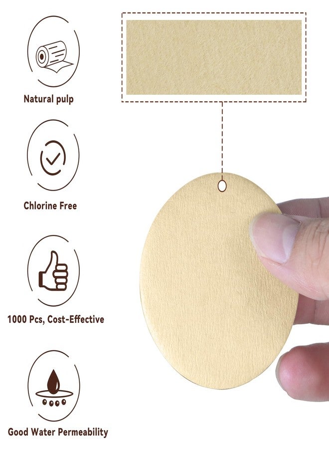 brikinte 1000 Pcs Coffee Paper Filter for Espresso Coffee Maker, 58mm Unbleached Espresso Filter Puck Screen Portafilter Paper - Image 5