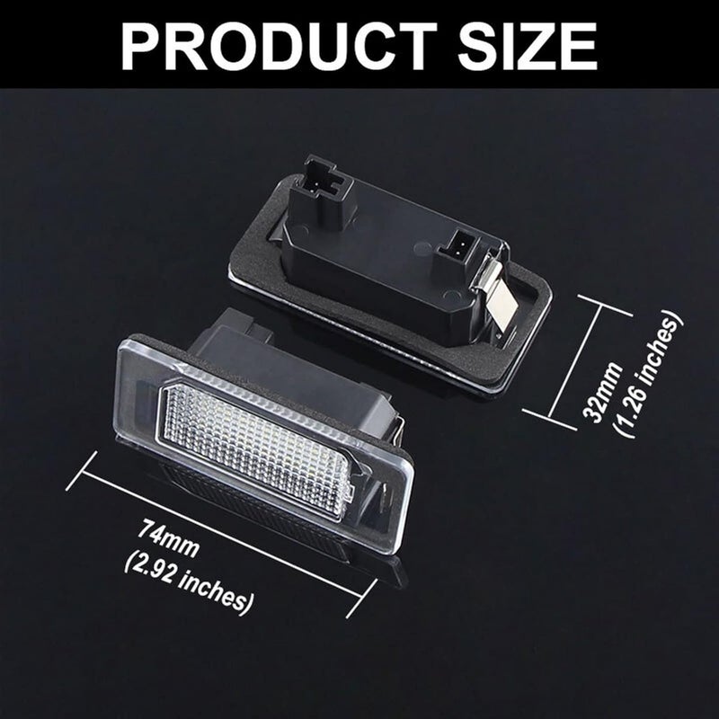 Vuzmode 2Pcs LED License Plate Light - Image 3