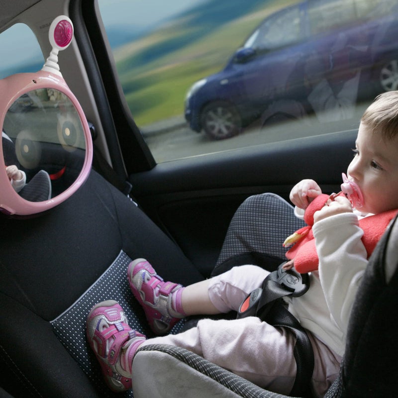 Benbat : Active Baby Car Mirror Pink - Image 4