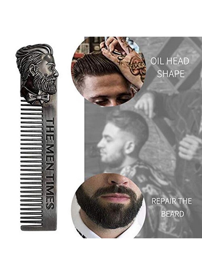 Delidge Stainless Steel Cool Hair Beard Shaping Template Comb Trim Tool for Men - Image 4