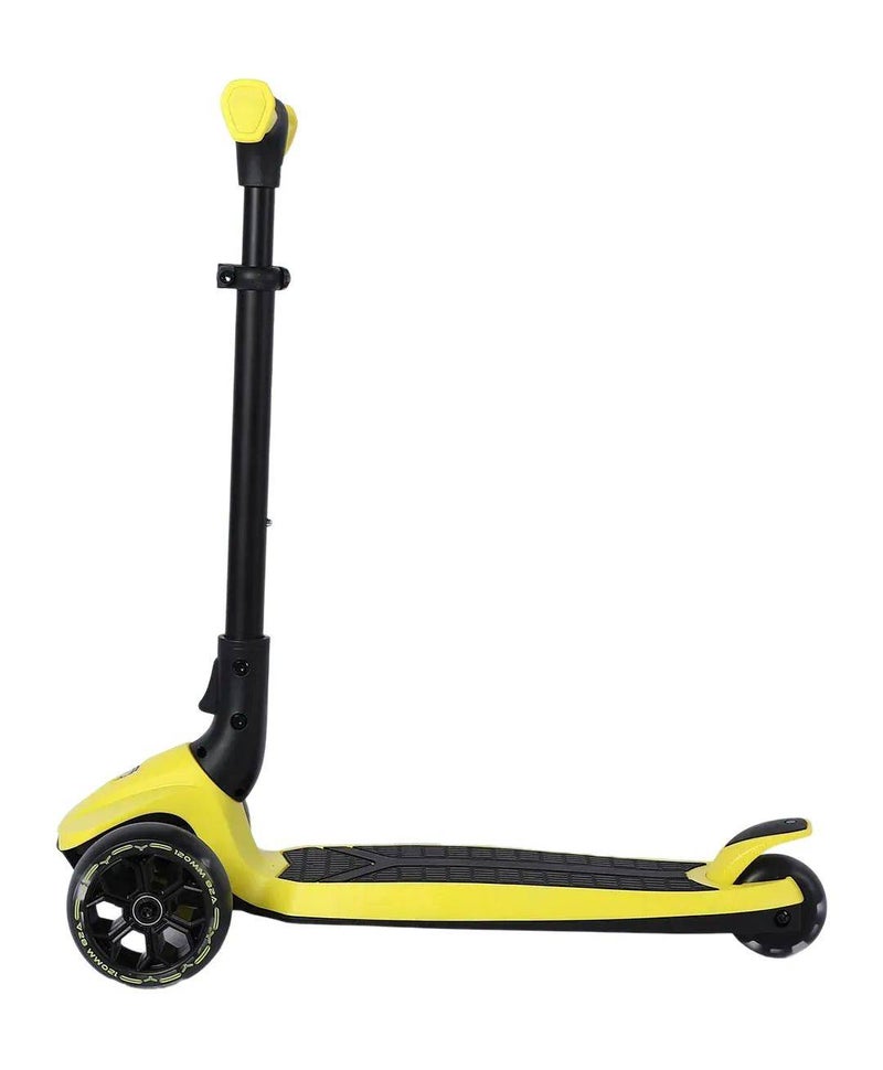 Lamborghini 3-Wheel Folding Kick Scooter (60 x 28 x 80 cm, Yellow) - Image 3