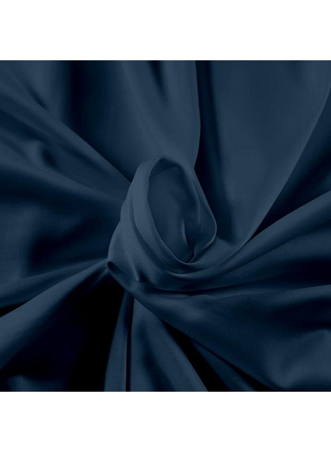 Bhoomi Impex Bedsheets for Double Bed - Microfiber Plain Double Size Navy Solid Bed Sheet Include Pillow Cover, Ultra Soft | for Home, Hotel, Villa, Resort and Guest House_Navy Blue Solid - Image 4