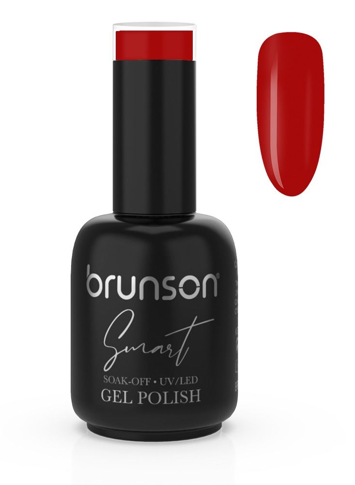 brunson Gel Nail Polish, 15ml Smart Gel Nails Glossy Shine Finish Long Lasting Soak off UV/LED Gel Polish for Nail Art French Manicure Pedicure Salon Quality Chip Resistant Gel Nail Extensions UV Gel BSN652