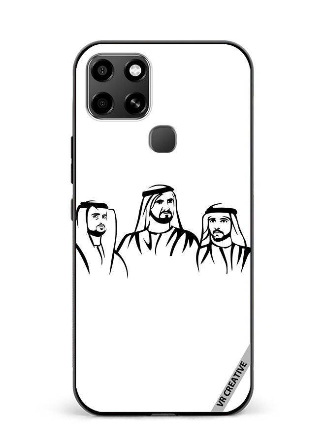 VR CREATIVE Protective Case Cover For Infinix Smart 6 Sheikh Mohammed Bin Rashid Al Maktoum Design Multicolour - Image 1
