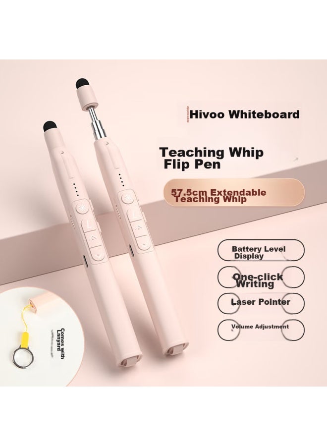 Whist K9 Page-turning Pen, Multi-functional Remote Control Teaching Pointer Pen For Teachers, Suitable For Seewo Whiteboard Ppt Touchscreen Pen, Infrared Projection Screen-specific Red Light Laser Pointer, Courseware Projection Pe - Image 1