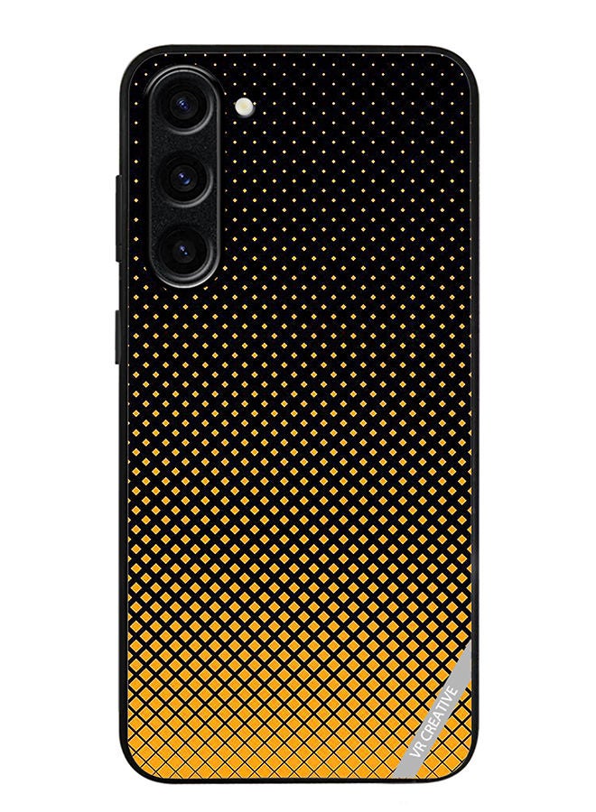 VR CREATIVE Protective Case Cover For Samsung Galaxy S23 Halftone Circle Background Design Multicolour - Image 1
