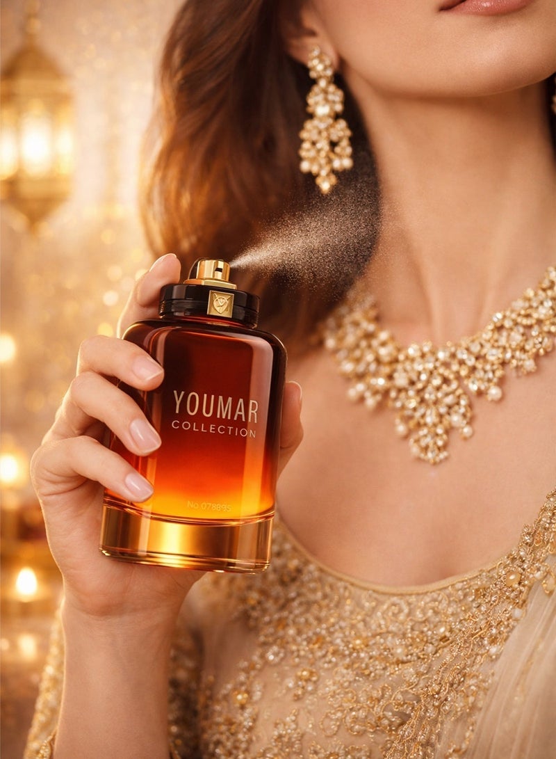 YOUMAR Cacao Floral Perfume for Women 100ml – Youmar Collection No. 0005 Eau De Parfum | Long-Lasting Sweet Cacao, Tuberose & Patchouli Fragrance | Premium Feminine Scent - Image 4