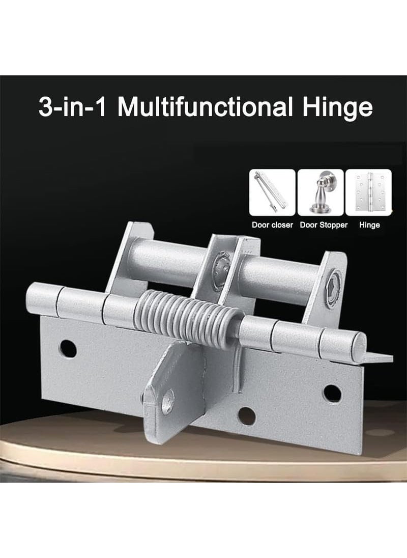 Jeni hub - Jeni hub Multifunctional Spring Positioning Automatic selfClosing Door Kitchen Cabinet Hinges with Screws - Image 1