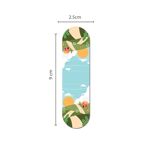Papboo Pack of 6 Seasons Magnetic Bookmarks,Matte Finished Gifts for Book Readers Writers,Aesthetic Bookmarks - Image 4