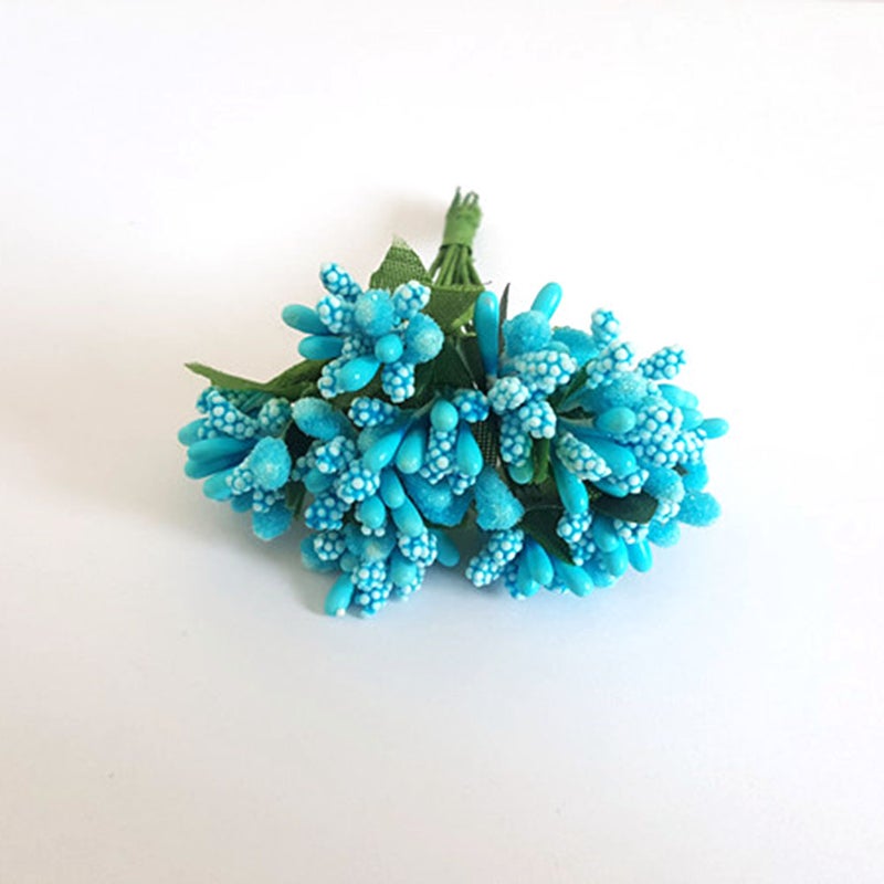 12pcs/bunch Mini Artificial Pip Berry Picks Fruit Flower Stamens for DIY Wedding Garland Box Scrapbooking Decoration ( ) - Image 4