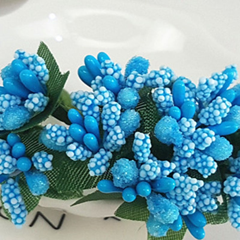 12pcs/bunch Mini Artificial Pip Berry Picks Fruit Flower Stamens for DIY Wedding Garland Box Scrapbooking Decoration ( ) - Image 2