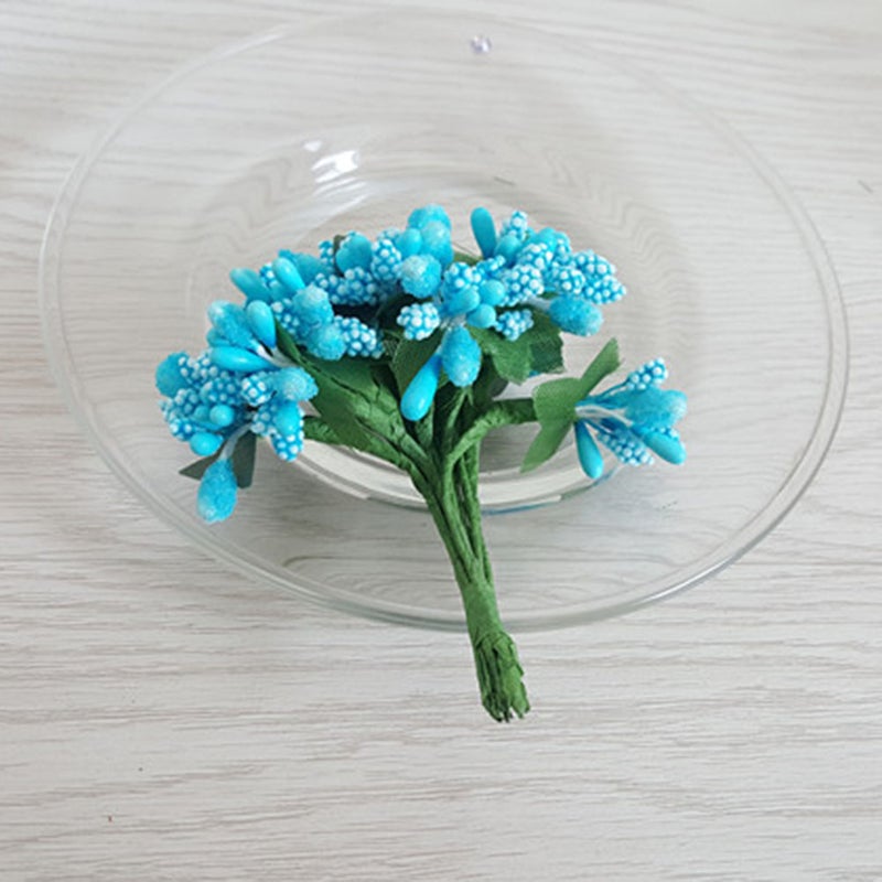 12pcs/bunch Mini Artificial Pip Berry Picks Fruit Flower Stamens for DIY Wedding Garland Box Scrapbooking Decoration ( ) - Image 5