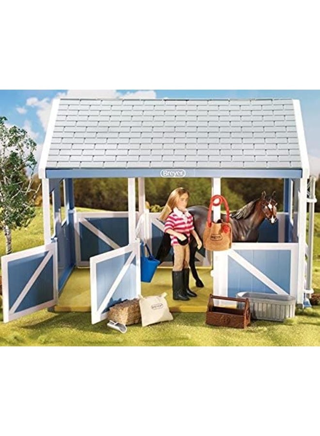 Breyer Classics Stable Feeding Horse Accessories Set Multicolor, 10.5" x 8.5" - Image 2