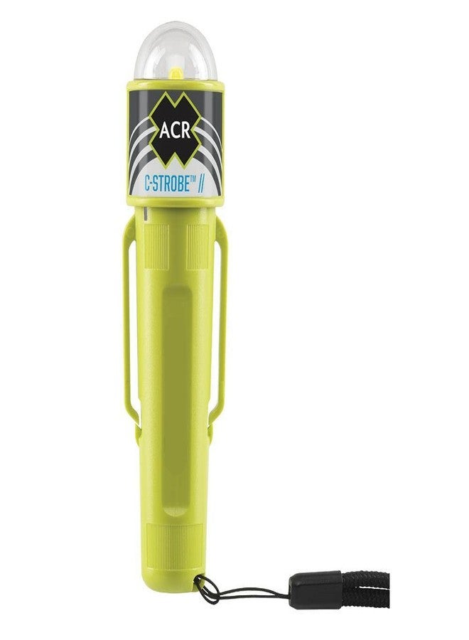 ACR C-Strobe LED Life Jacket Emergency Signal with Clip & Velcro Strap, USCG & Solas Approved. Requires AA Batteries (Card 3965.1) for Emergency signaling.