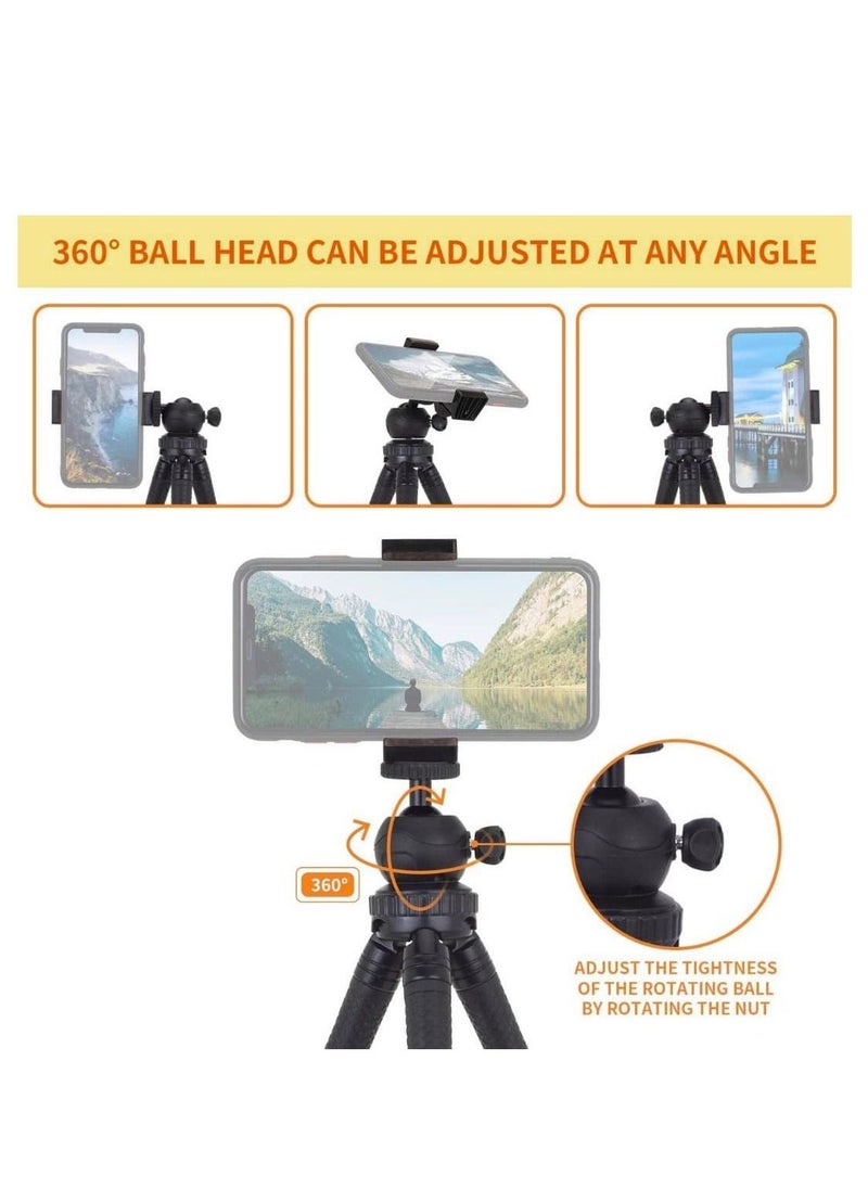 Premium Flexible Phone Tripod with Wireless Remote, Mini Tripod Stand for Camera GoPro/Mobile - Image 4