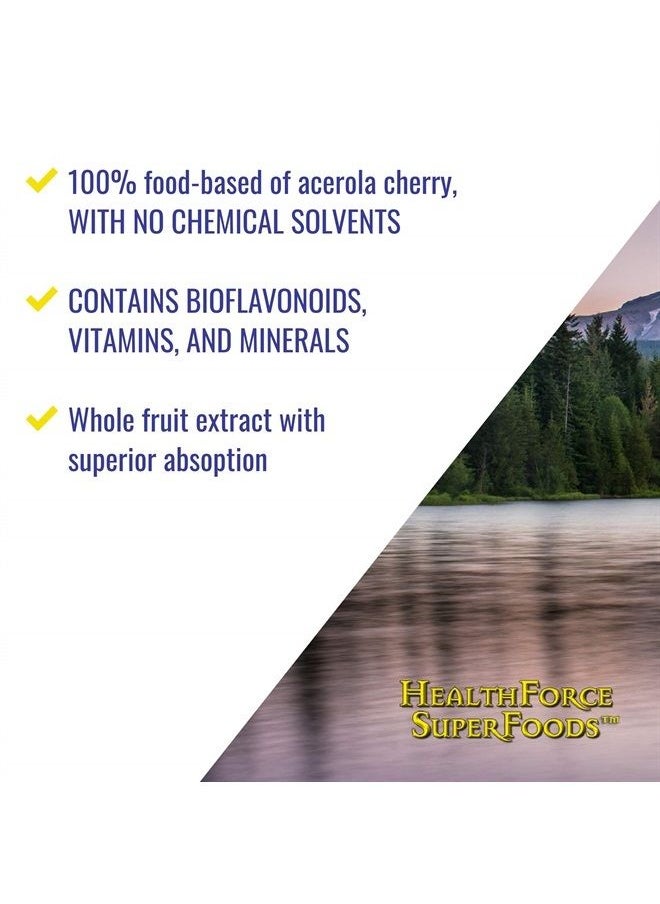 HEALTHFORCE SUPERFOODS Truly Natural Vitamin C - 240 Vegan Caps  - Image 5