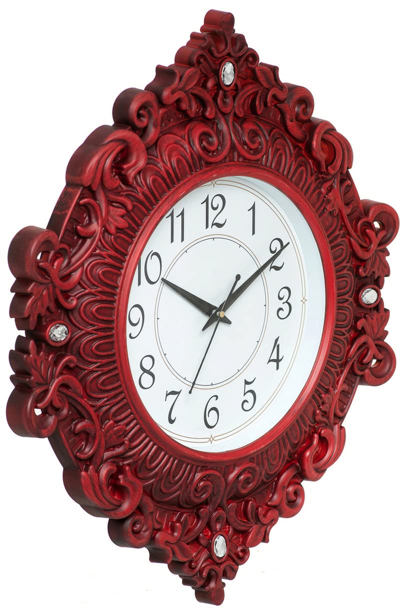 Harbour Analog Latest Stylish New Models Wall Clock for Home Living Room Hall Bedroom (Size Height 48 CM X Width 41 CM)- Home Decor Big Size Wall Clock -911MKJH2 - Image 3