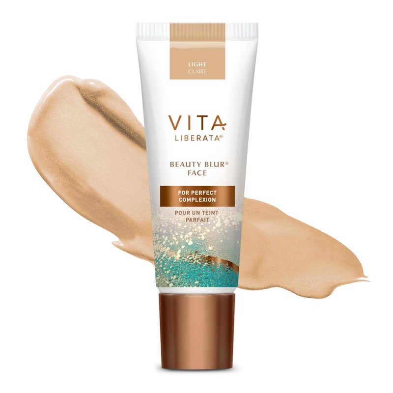 Vita Liberata Beauty Blur Face - Light, BB Cream, Hydrating Skin Finish, Radiant Glow & Flawless Complexion, 1.01 fl oz - Image 1