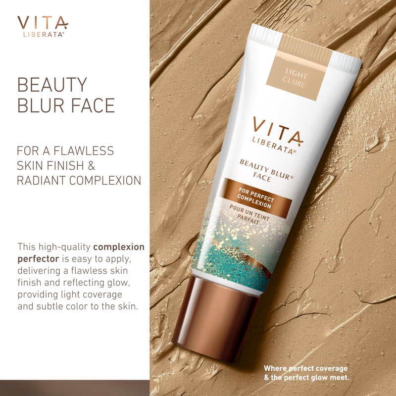 Vita Liberata Beauty Blur Face - Light, BB Cream, Hydrating Skin Finish, Radiant Glow & Flawless Complexion, 1.01 fl oz - Image 2