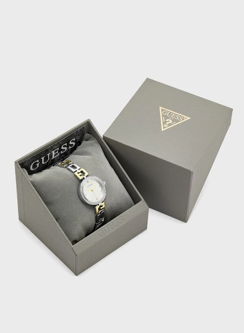 GUESS Lady G Steel Strap Analog Watch