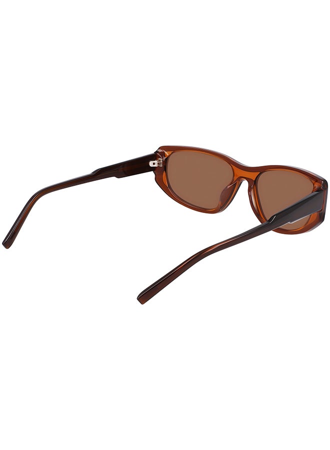 DKNY FULL RIM ACETATE DKNY SUN DK553S 5517 (200) LAYERED BROWN - Image 4