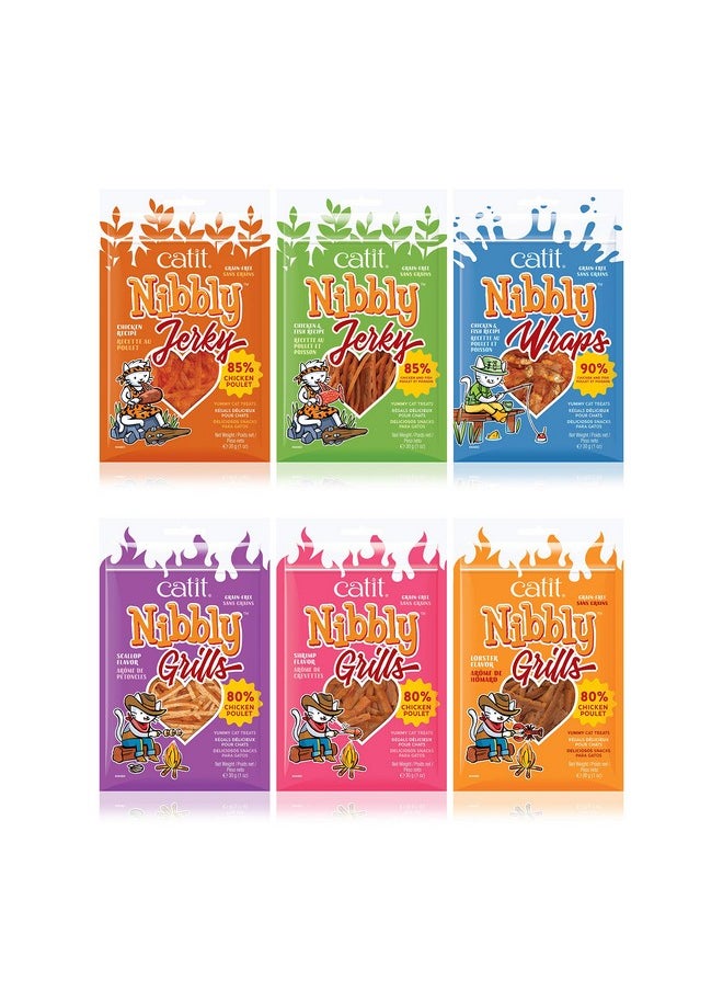 Exo Terra Catit Nibbly Grills Cat Treats, Chicken & Shrimp Recipe - Grain-Free Cat Treat 1.06 Ounce (Pack of 1)  - Image 2