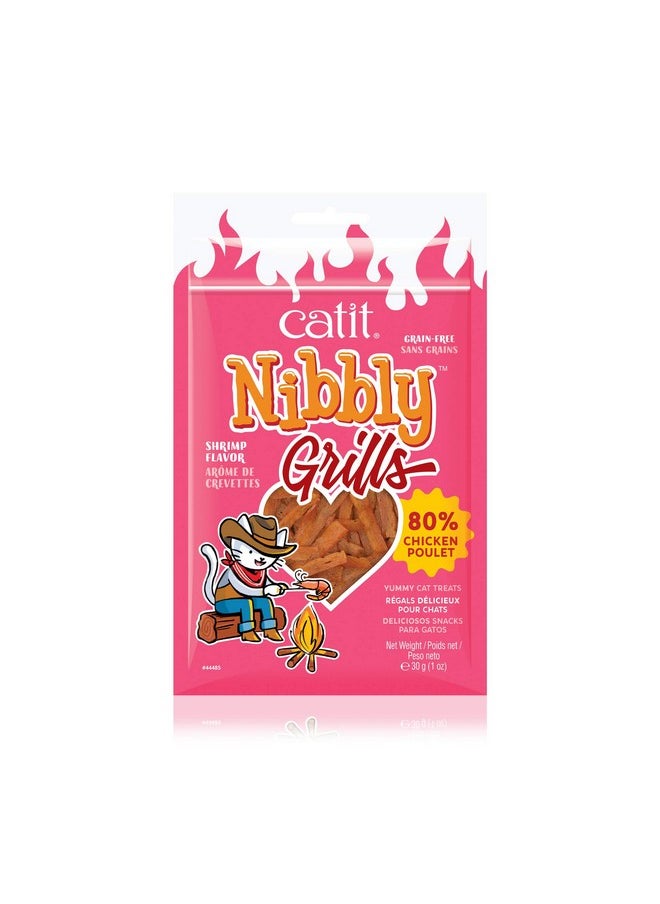 Exo Terra Catit Nibbly Grills Cat Treats, Chicken & Shrimp Recipe - Grain-Free Cat Treat 1.06 Ounce (Pack of 1)  - Image 1